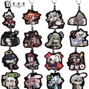 Zenless Zone Zero Acrylic Keychains Characters Memes Design Small Keyrings Pendant