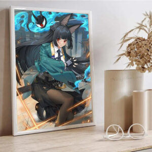 Zenless Zone Zero Miyabi Hoshimi Game Poster HD Posters Home Room Bar Cafe Decor Art Wall Painting Picture