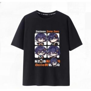 Hot Game ZZZ Zenless Zone Zero Bangboo Short Sleeve T Shirt Women Men Aesthetic Graphic Tshirt Cotton Tees Oversized Cartoon Top