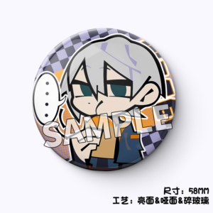 Zenless Zone Zero Chibi Illustration Funny Style Character Badge