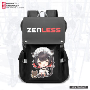 Game Anime Zenless Zone Zero Ellen Joe Kids School Bag Student Backpack Game Men Women Versatile Casual Backpack