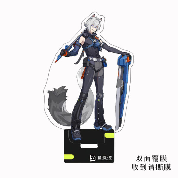 Game Cartoon 15cm Anime Zenless Zone Zero Acrylic Stand Figures Mana Nekomiya Nicole Anby Demara Action Model Desk Decor Gift