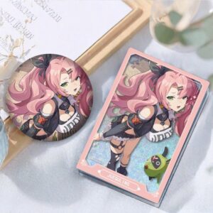 Zenless Zone Zero - Nicole Set Badge + Stand + Keychain