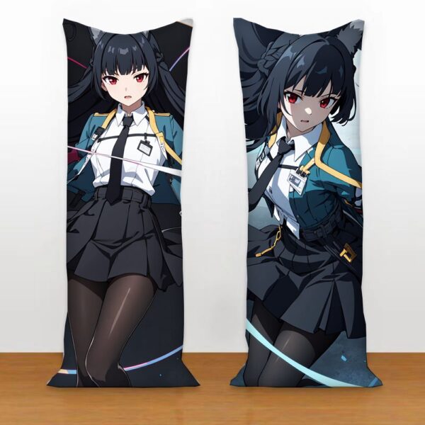 Zenless Zone Zero Game Miyabi Corin Von Lycaon Soilder 11 Long Pillow Game Bed Pillow