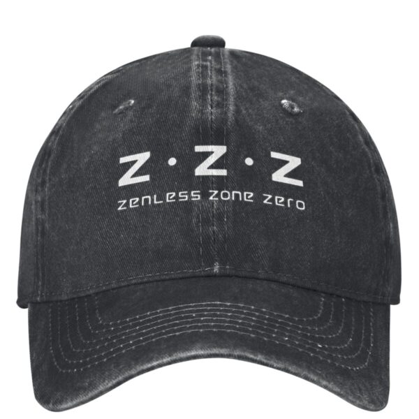 Zenless Zone Zero Letter Print Washed Baseball Cap Street Style Trucker Hat Summer Female Male Outdoor Sun Visors Baseball Caps