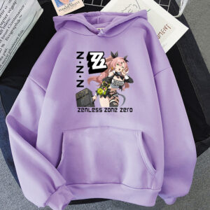 Zenless Zone Zero Hoodies Anime Print Harajuku Kawaii Sweatshirt with Hooded Game Cartoon Tshirt Ropa De Mujer Fleece Soft Hoody