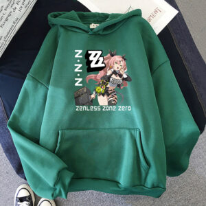 Zenless Zone Zero Hoodies Anime Print Harajuku Kawaii Sweatshirt with Hooded Game Cartoon Tshirt Ropa De Mujer Fleece Soft Hoody