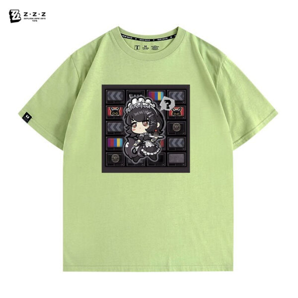 Zenless Zone Zero Ellen Joe Game Characters Summer Thin T-shirt