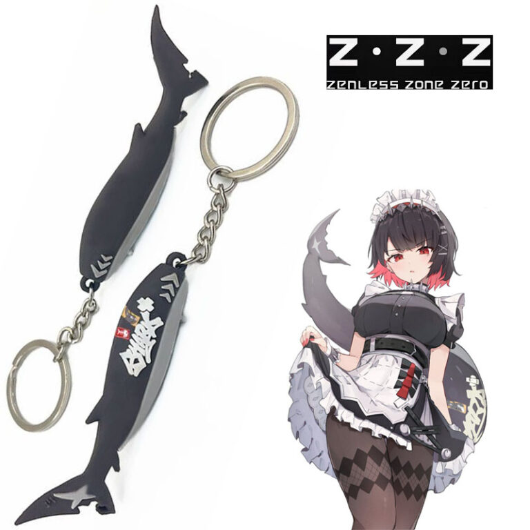Zonal Key Chain Zenless Zone Zero game surrounding Lycaon smack badge key chain string ...