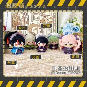 Zenless Zone Zero ZZZ Ellen Joe Corin Wickes Nicole Demara Anby Demara Zhu Yuan Anime 12CM Plush Doll Pendant Keychain Plushie