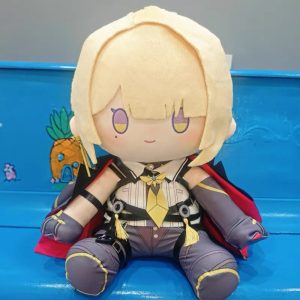 Zenless Zone Zero Evelyn Chevalier 40cm Plush Doll – Soft Cotton Stuffed Toy, Dress-Up ZZZ Plush Toys