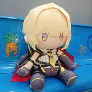 Zenless Zone Zero Evelyn Chevalier 40cm Plush Doll – Soft Cotton Stuffed Toy, Dress-Up ZZZ Plush Toys