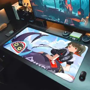 Zenless Zone Zero Ellen Joe, Soukaku, Hoshimi Miyabi, Belle Mousepad HD Printing Computer Gamers Locking Edge Non-slip Mouse Pad XXL 90x40cm Keyboard PC Deskmat