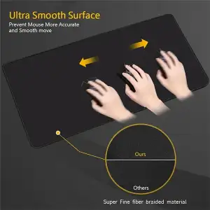 Hot Sale Hoshimi Miyabi Zenless Zone Zero RGB Large Mouse Pad ZZZ Section 6 Mousepad Xxl Keyboard Mat Gamer Desk Carpet