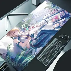 Zenless Zone Zero Evelyn Chevalier 900x400mm teclado mouse pad Computer Laptop Anime offices Keyboard deskmat XXL Large mousepad