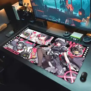 Zenless Zone Zero Ellen Joe, Soukaku, Hoshimi Miyabi, Belle Mousepad HD Printing Computer Gamers Locking Edge Non-slip Mouse Pad XXL 90x40cm Keyboard PC Deskmat