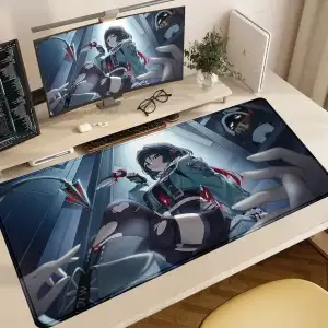 Best Sellers Zenless Zone Zero Jane Doe Electronic RGB Mouse Pad Computer Office Large Game Accessories Mouse Pad