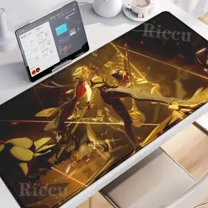 Zenless Zone Zero Evelyn Chevalier 900x400mm teclado mouse pad Computer Laptop Anime offices Keyboard deskmat XXL Large mousepad