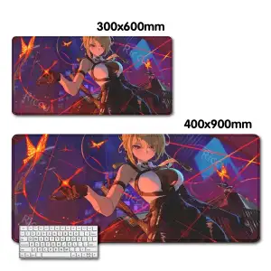 Zenless Zone Zero Evelyn Chevalier 900x400mm teclado mouse pad Computer Laptop Anime offices Keyboard deskmat XXL Large mousepad