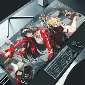 Zenless Zone Zero Evelyn Chevalier 900x400mm teclado mouse pad Computer Laptop Anime offices Keyboard deskmat XXL Large mousepad