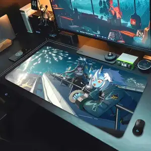 Zenless Zone Zero Ellen Joe, Soukaku, Hoshimi Miyabi, Belle Mousepad HD Printing Computer Gamers Locking Edge Non-slip Mouse Pad XXL 90x40cm Keyboard PC Deskmat