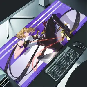 Zenless Zone Zero Evelyn Chevalier 900x400mm teclado mouse pad Computer Laptop Anime offices Keyboard deskmat XXL Large mousepad