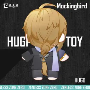 Zenless Zone Zero HUGO 20cm Plush Doll Game ZZZ Mockingbird HUGO Plushies