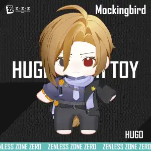 Zenless Zone Zero HUGO 20cm Plush Doll Game ZZZ Mockingbird HUGO Plushies