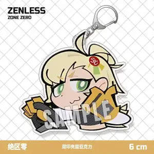 Zenless Zone Zero Caesar King ,Lucy,Burnice White, Piper Wheel Keychain Acrylic Pendant