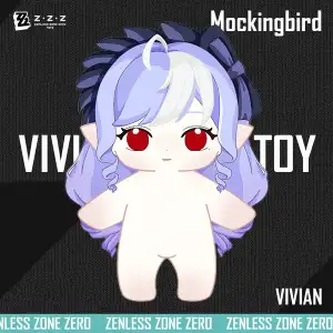 Zenless Zone Zero VIVIAN 20cm Plush Doll Game ZZZ Mockingbird VIVIAN Plushies