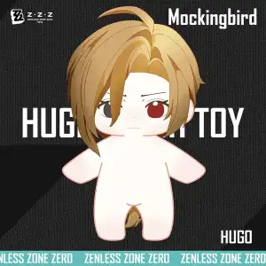 Zenless Zone Zero HUGO 20cm Plush Doll Game ZZZ Mockingbird HUGO Plushies