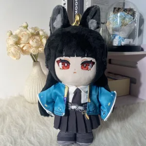 Zenless Zone Zero Hoshimi Miyabi 20cm Plush Doll Hoshimi Miyabi Sitting Cotton Plush Toys