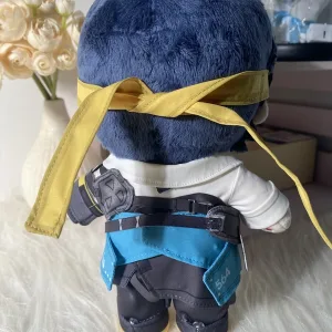 Game Zenless Zone Zero Asaba Harumasa Stuffed Plushie 20cm Plush Doll Body Clothes Skeleton Gift