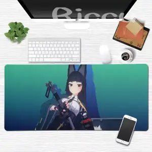 Hot Sale Hoshimi Miyabi Zenless Zone Zero RGB Large Mouse Pad ZZZ Section 6 Mousepad Xxl Keyboard Mat Gamer Desk Carpet