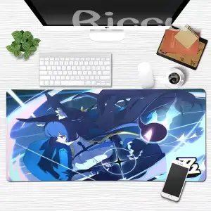 Hot Sale Hoshimi Miyabi Zenless Zone Zero RGB Large Mouse Pad ZZZ Section 6 Mousepad Xxl Keyboard Mat Gamer Desk Carpet