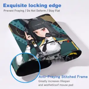 Hot Sale Hoshimi Miyabi Zenless Zone Zero RGB Large Mouse Pad ZZZ Section 6 Mousepad Xxl Keyboard Mat Gamer Desk Carpet