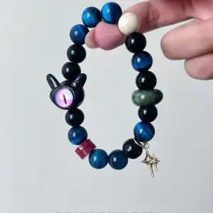 Zenless Zone Zero Hoshimi Miyabi Blue Tiger Eye Stone Bracelet Game Character Bracelet Fan Birthday Gift