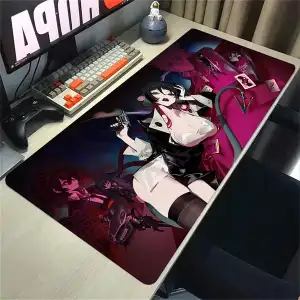 Best Sellers Zenless Zone Zero Jane Doe Electronic RGB Mouse Pad Computer Office Large Game Accessories Mouse Pad