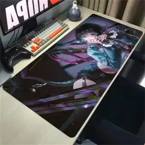 Best Sellers Zenless Zone Zero Jane Doe Electronic RGB Mouse Pad Computer Office Large Game Accessories Mouse Pad