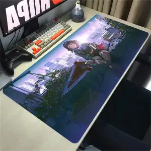 Best Sellers Zenless Zone Zero Jane Doe Electronic RGB Mouse Pad Computer Office Large Game Accessories Mouse Pad