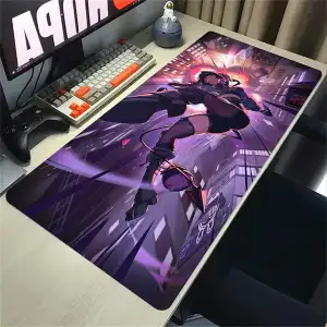 Best Sellers Zenless Zone Zero Jane Doe Electronic RGB Mouse Pad Computer Office Large Game Accessories Mouse Pad