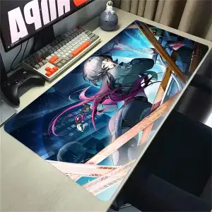 Best Sellers Zenless Zone Zero Jane Doe Electronic RGB Mouse Pad Computer Office Large Game Accessories Mouse Pad