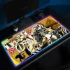Trigger ZZZ Mouse Pad Anime Gaming Mouse Pad LED Table Pads Backlit Rubber Desktop XXL RGB Desk Mats