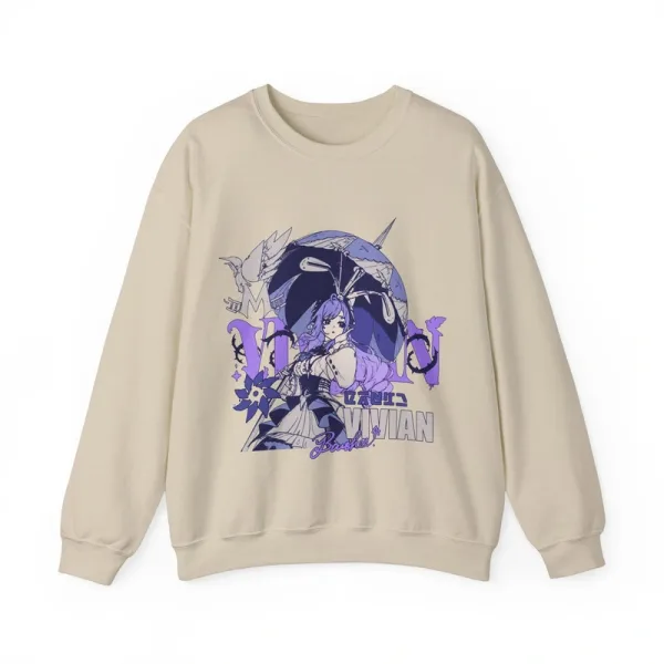 Vivian Banshee ZZZ Vintage Aesthetic Streetwear Crewneck Sweater Zenless Zone Zero Manga Subtle | Graphic Cozy Heavy Blend Unisex Sweatshirt