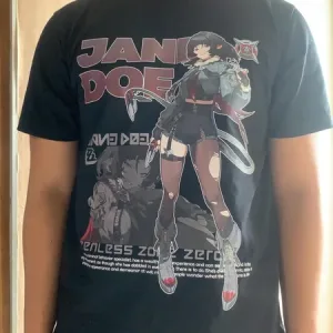 Jane Doe ZZZ Graphic T-Shirt Tee Cotton Casual Aesthetic Unisex Shirt Zenless Zone Zero