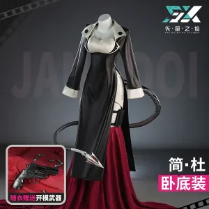 Jane Doe 's Undercover Outfit Cosplay Costume Zenless Zone Zero Jane Doe Cosplay Full Set