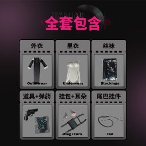 Jane Doe 's Undercover Outfit Cosplay Costume Zenless Zone Zero Jane Doe Cosplay Full Set