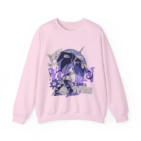 Vivian Banshee ZZZ Vintage Aesthetic Streetwear Crewneck Sweater Zenless Zone Zero Manga Subtle | Graphic Cozy Heavy Blend Unisex Sweatshirt