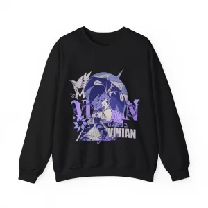 Vivian Banshee ZZZ Vintage Aesthetic Streetwear Crewneck Sweater Zenless Zone Zero Manga Subtle | Graphic Cozy Heavy Blend Unisex Sweatshirt