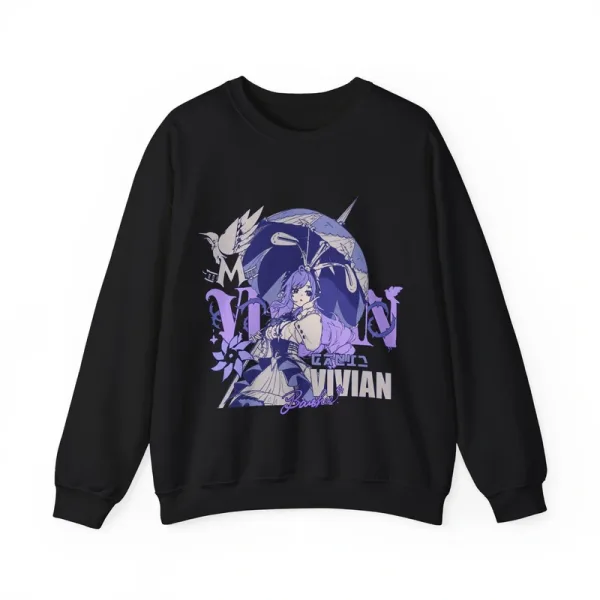 Vivian Banshee ZZZ Vintage Aesthetic Streetwear Crewneck Sweater Zenless Zone Zero Manga Subtle | Graphic Cozy Heavy Blend Unisex Sweatshirt